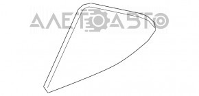 Скло дверей трикутник з ущільнювачем заднє праве Lexus UX200 UX250h 19-