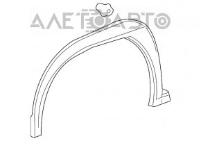 Накладка арки крыла передняя правая Lexus UX200 UX250h 19- новый OEM оригинал