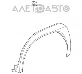 Накладка арки крыла задняя правая Lexus UX200 UX250h 19-