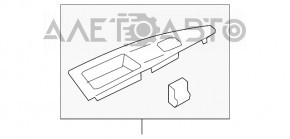 Накладка управления стеклоподъемниками передняя правая Ford Fusion mk5 13-20 структура
