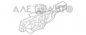 Механизм ручки двери передний правый Ford Focus mk3 11-14 keyless, надлом
