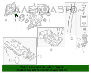 Болт шківа колінвала Mercedes GLA 14-20 2.0