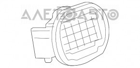 Корпус лючка бензобака Mercedes GLA 15-20 у зборі з лючком
