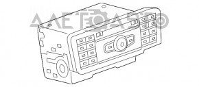 Магнитофон радио Mercedes GLA 16-20