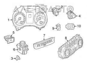 Замок зажигания с кнопкой Start/Stop Mercedes GLA 15-20