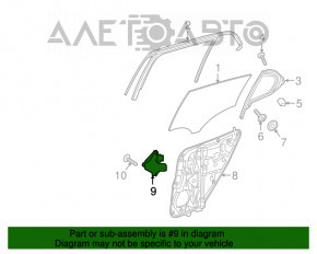 Мотор стеклоподъемника задний левый Mercedes GLA 14-20