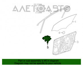 Мотор склопідйомника передній правий Mercedes GLA 14-20