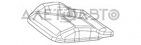 Водительское сидение Mercedes GLA 14-20 кожа серая
