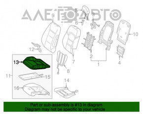 Водійське сидіння Mercedes GLA 14-20 з airbag, електро, шкіра беж