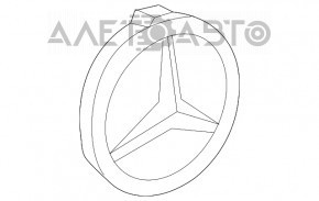 Центральный колпачок на диск Mercedes GLA 14-20 новый OEM оригинал