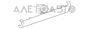 Накладка передней панели правая Toyota Sienna 11-14 бежевая, царапины