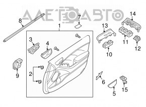 Подушка безопасности airbag боковая шторка правая Ford C-max MK2 13-18