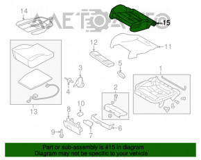 Сидіння водія Audi Q5 8R 09-17 з airbag, сірий, шкіра, електро, підігрів, обрізані дроти, затерто