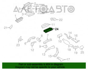 Дефлектор повітроводу передній центральний Audi Q5 8R 09-17