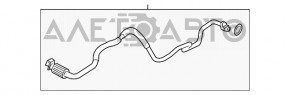 Трубка радиатор охлаждения масло ДВС BMW X5 F15 14-18 4.4T выпуск