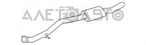 Выпускная трасса средняя часть правая BMW X5 F15 14-18 4.4T AWD