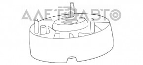 Опора амортизатора передня права BMW X5 F15 14-18