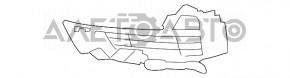 Решетка переднего бампера левая BMW X5 F15 14-18 открытая