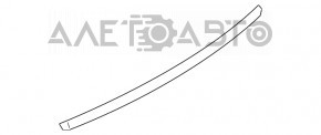 Молдинг заднього бампера BMW X5 F15 14-18 Pure Experience срібло подряпини, зламане кріплення