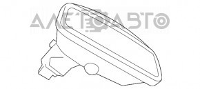 Дзеркало внутрішньосалонне BMW X5 F15 14-18 під датчик дощу, автозатемнення