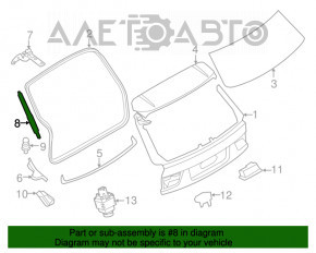 Амортизатор двери багажника левый BMW X5 F15 14-18 электро