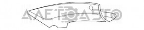 Накладка передней стойки левая верх BMW X5 F15 14-18 серая GRAU