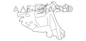 Кронштейн крыла передний правый BMW X5 F15 14-18 на кузове новый неоригинал AVTM