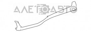 Накладка передней панели Toyota Highlander 14-19 беж