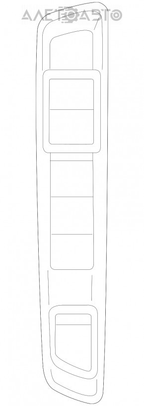 Блок кнопок центральной консоли BMW X5 F15 14-18 под парктроники и камеры 360