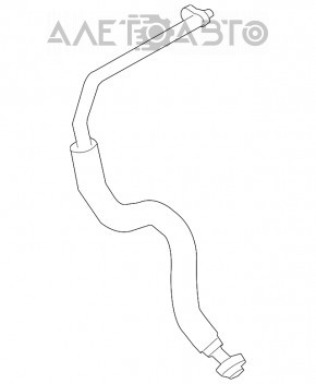 Трубка кондиционера компрессор-печка BMW X5 F15 14-18 4.4T