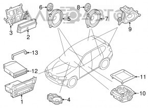 Підсилювач BMW X5 F15 14-18 Harman Kardon