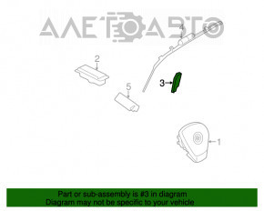 Подушка безпеки airbag сидіння ліві BMW X5 F15 14-18