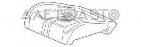 Пасажирське сидіння Honda Civic X FC 19-21 4d без airbag, механіч, ганчірка сіра