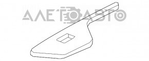 Накладка управління склопідйомником заднім правим Honda Civic X FC 16-21 4d чорна