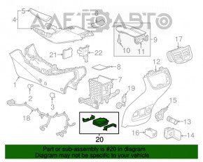 Body Control Module BCM Chevrolet Malibu 19-