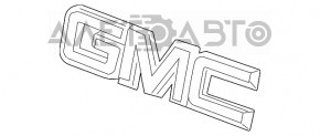 Эмблема логотип GMC решетки радиатора GMC Terrain 18-21 красная