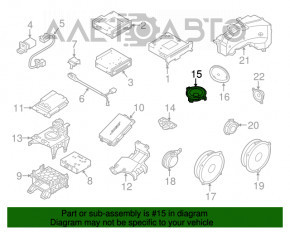 Динамик передней панели центр Audi A6 C7 12-18