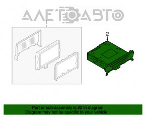 Панель керування CD Audi A6 C7 12-18