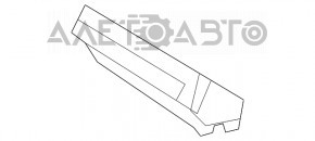 Эмблема надпись "quattro" на решетке радиатора Audi A6 C7 12-15 дорест новый OEM оригинал