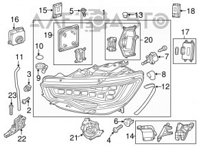 Фара передня ліва в зборі Audi A6 C7 12-15