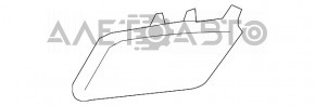 Заглушка омивача фар переднього бампера лев Audi A6 C7 16-18 рест s-line