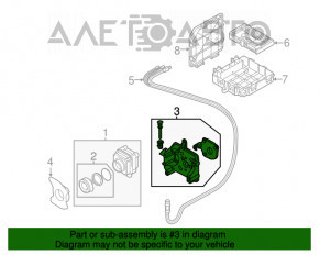 Кронштейн передньої камери Audi A6 C7 12-15