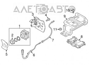 Кронштейн передньої камери Audi A6 C7 16-18 рест