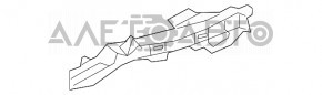Крепление насадки глушителя левое Audi A6 C7 16-18 рест новый OEM оригинал