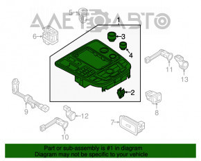 Панель управления MMI Audi A6 C7 12-16 под типроник, полез хром