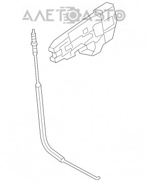Механизм ручки двери передней правой Audi A6 C7 12-18 новый OEM оригинал