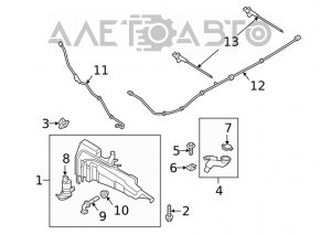 Датчик рівня рідини бачка омивача Ford Escape MK4 20-