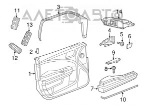 Компьютер двери передней левой Dodge Durango 14