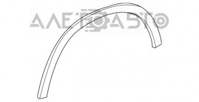 Накладка арки крила задня права Mercedes GLA 15-20