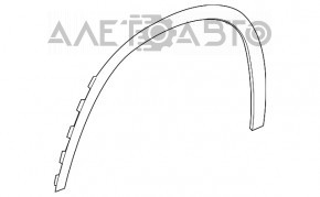 Накладка арки крила передня права Mercedes GLA 15-20 потерта